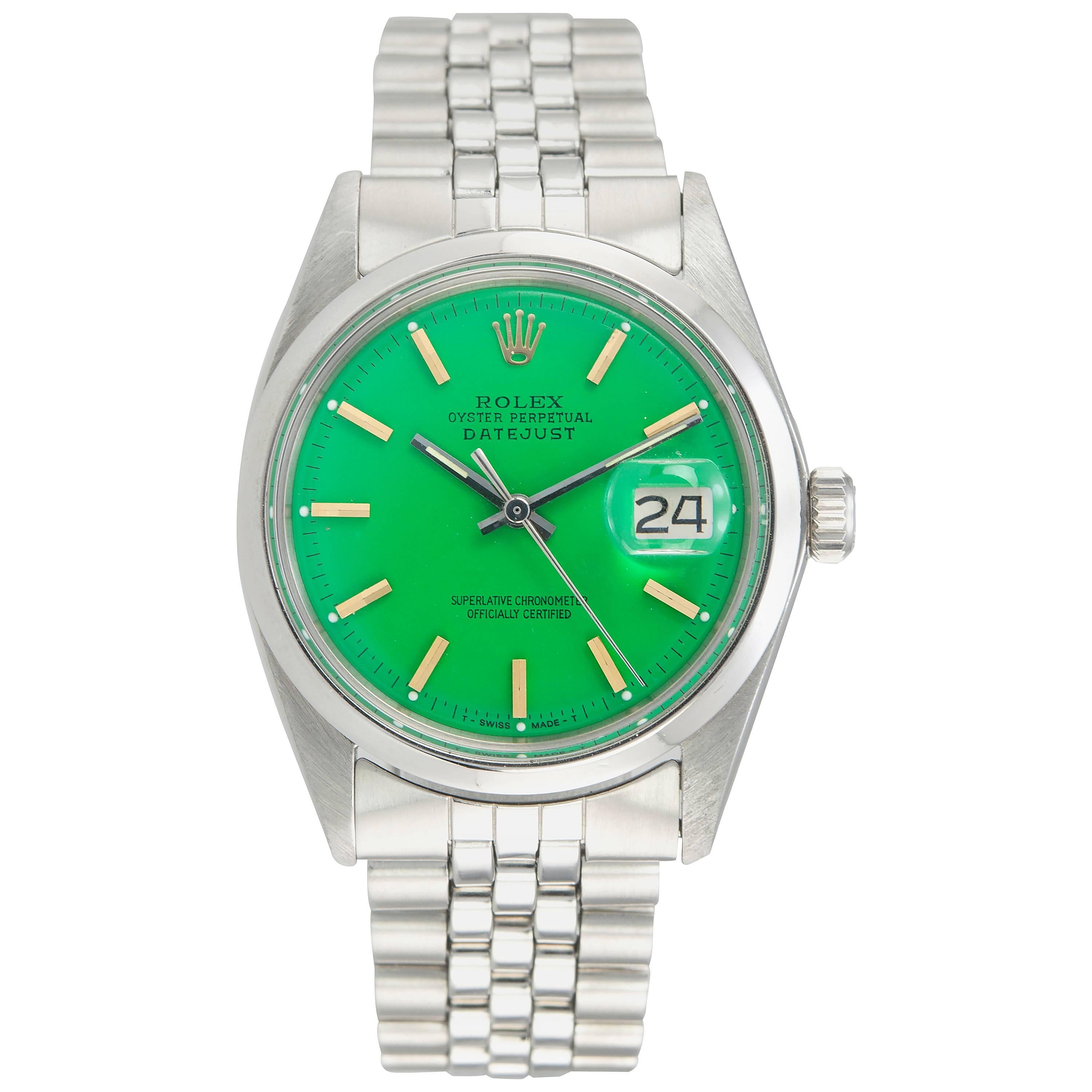 Rolex Stainless Steel DateJust Wristwatch Ref 1600