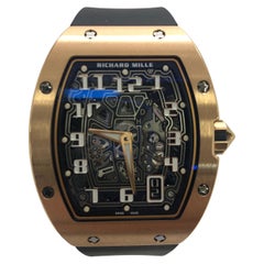 Richard Mille 67-01 Mens Rose Gold Watch New Box Papers