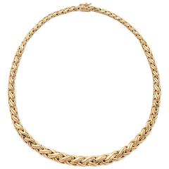 Tiffany & Co. Braided Gold Necklace