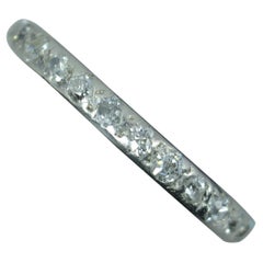 Edwardian Platinum and 25 Old Cut Diamond Full Eternity Ring