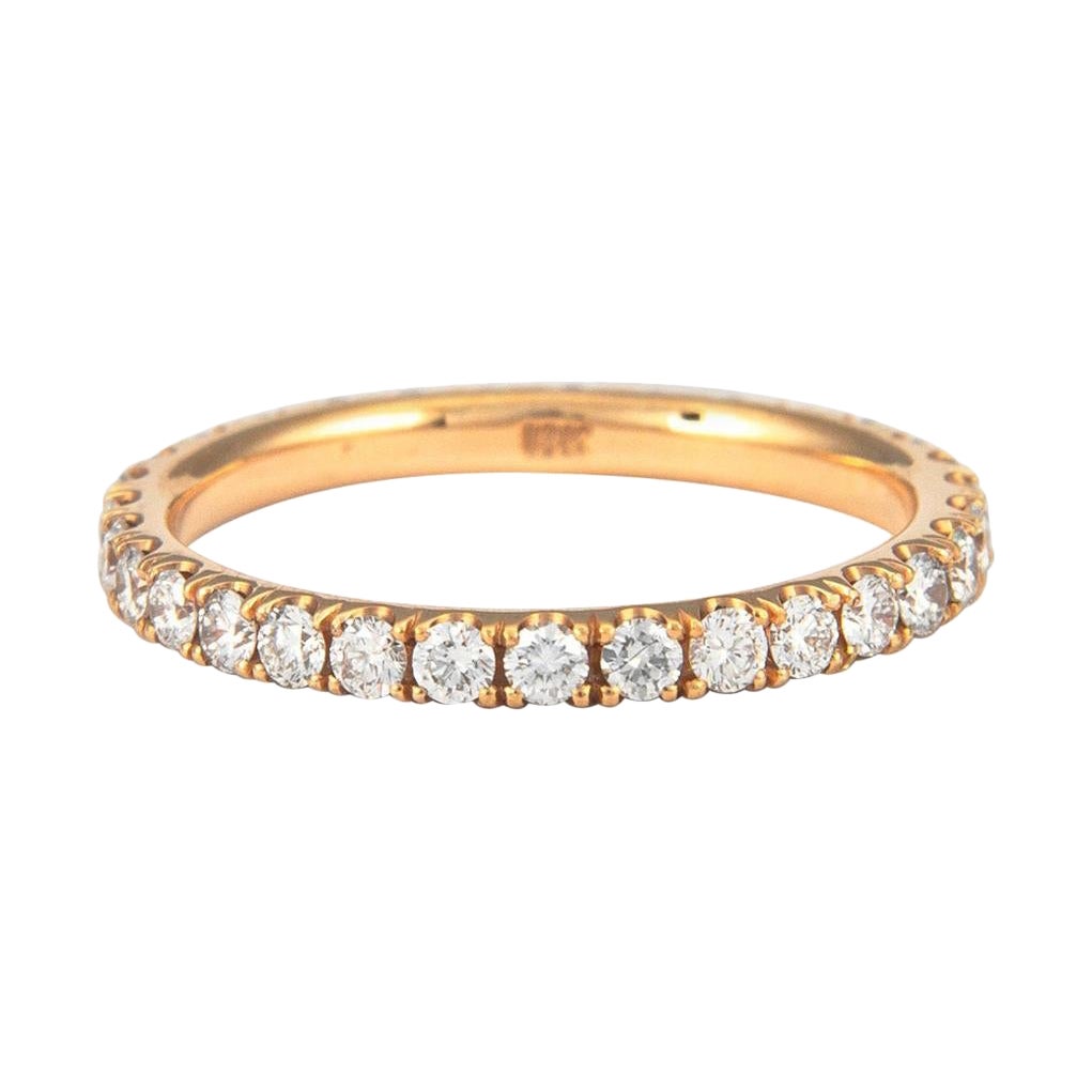 Alexander Beverly Hills Eternity-Ring aus 18 Karat Roségold mit 0,80 Karat Diamant 6,5