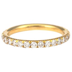 0,93 Karat Diamant-Eternity-Ring aus 18 Karat Gelbgold