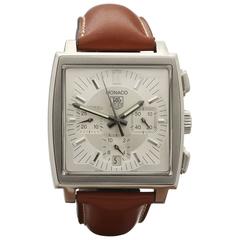 Used Tag Heuer Monaco Stainless Steel Chronograph Automatic Wristwatch