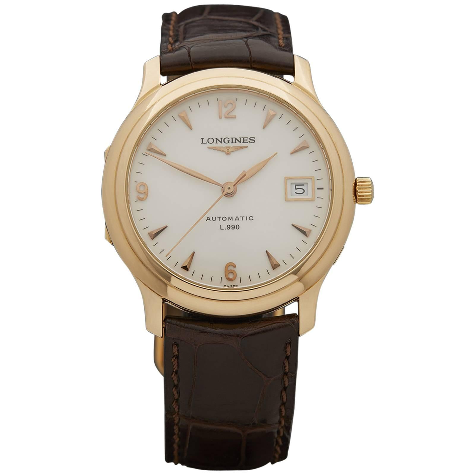 Longines Rose Gold Limited Edition Automatic Wristwatch Ref L2.630.8.26.2