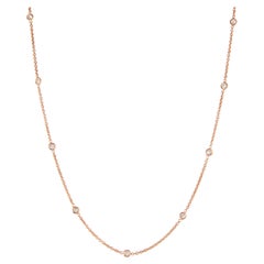 Alexander Beverly Hills 0,93 Karat Diamanten by the Yard Halskette aus 18 Karat Roségold