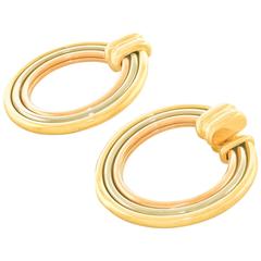 Cartier Trinity Gold Hoop Earrings 6