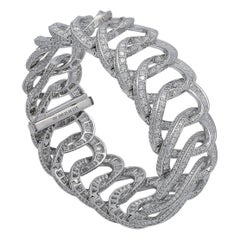 Spectra Fine Jewelry Diamant-Gliederarmband aus 18 Karat Weißgold mit Diamanten