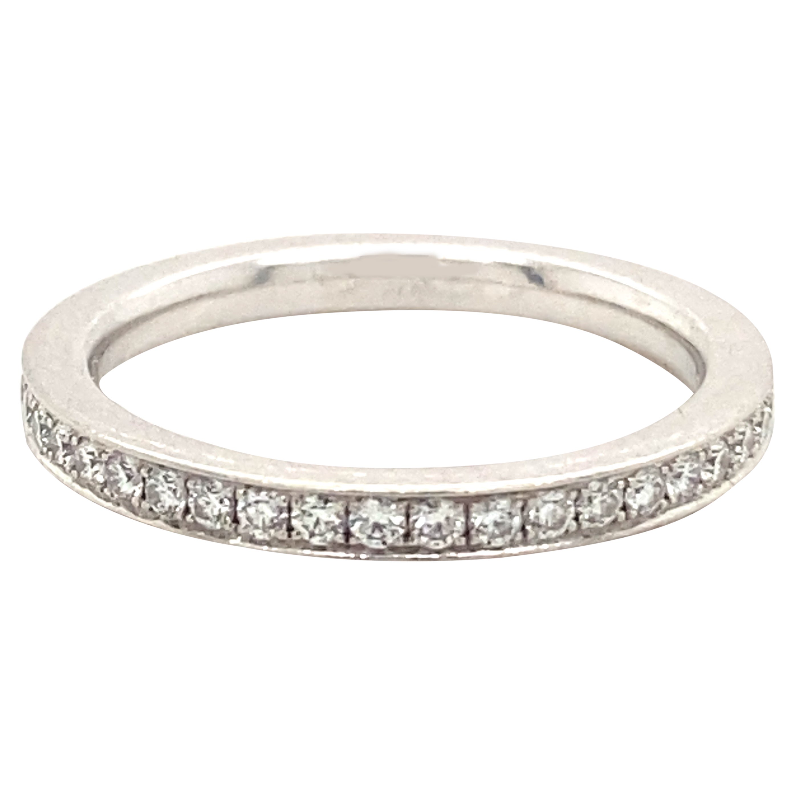 Graff Diamond Platinum Thread Set Eternity Ring