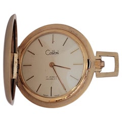 Colibri Montre de poche des années 1960 17 Jewel Incabloc travaillant de fabrication suisse