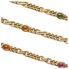 Bulgari Gemstone Gold Long Chain