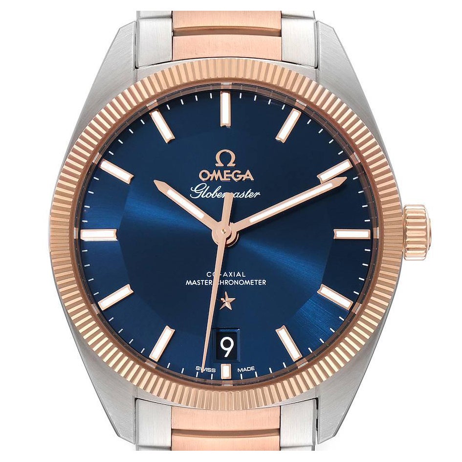 Omega Constellation Globemaster Steel Rose Gold Watch 130.20.39.21.03