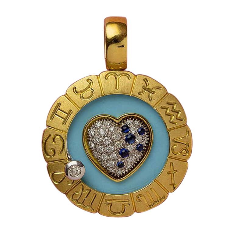 Van cleef & arpels virgo zodiac pendant Clearance