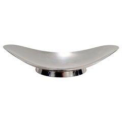 Tiffany & Co Modernist Sterling Silver Footed Bowl or Tray Model No. 22416