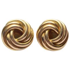 Cartier Love Knot Gold Earrings