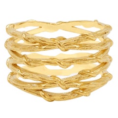 Gladiator 18k Gold Multi-Vine-Ring 