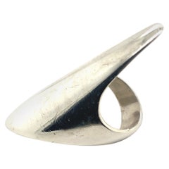 Nanna Ditzel for Georg Jensen Silver Ring, Denmark, Circa 1960