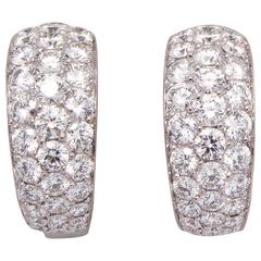 Tiffany & Co. Diamond Hoop Earrings