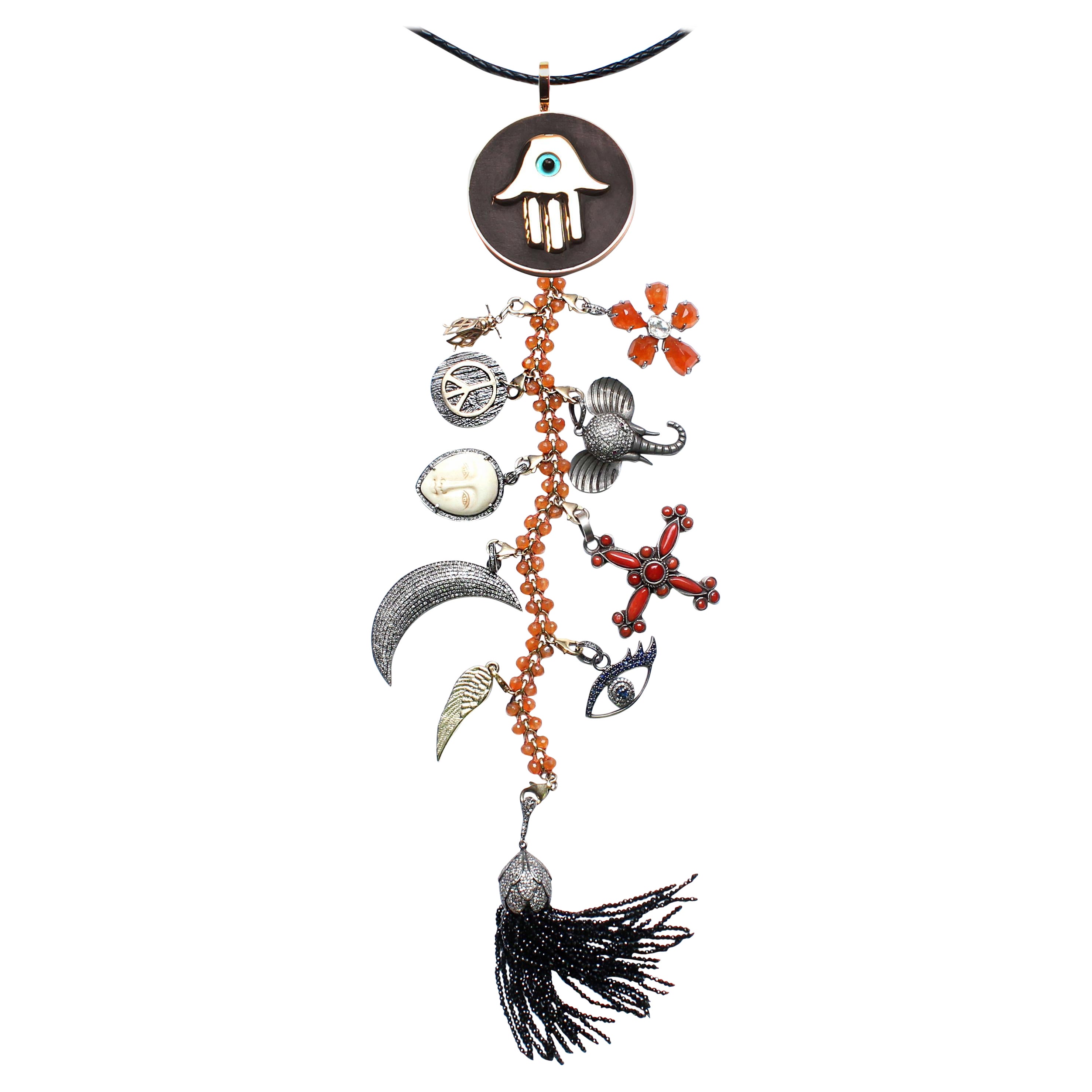 Clarissa Bronfman 'Introspective II' Signature Symbol Tree Necklace