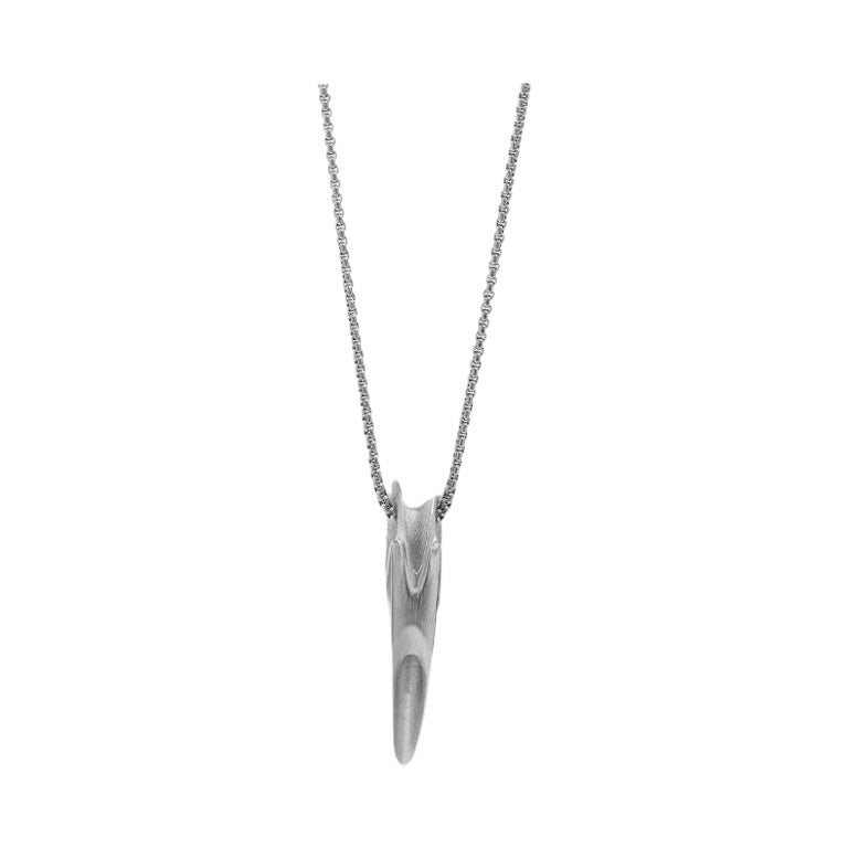 Stainless Steel Tyne Pendant, Size L For Sale