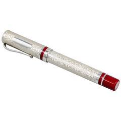 Montegrappa Cosmopolitan Russie Edition Limitée Argent Sterling Stylo Plume