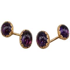 Buccellati Amethyst Gold Cufflinks