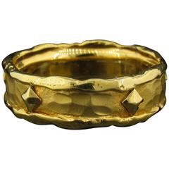 Victor Velyan Gold Band Ring with Nails 2