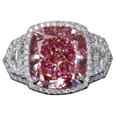 Emilio Jewelry GIA Certified 16.00 Carat Pinkish Diamond Ring