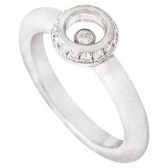 Anillo Chopard Happy Diamonds Oro Blanco 18k