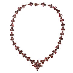 Brilliant Georgian Garnet Necklace, circa 1820