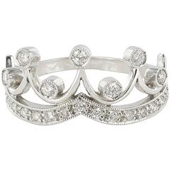 Original Diamond and Gold Tiara Ring 8