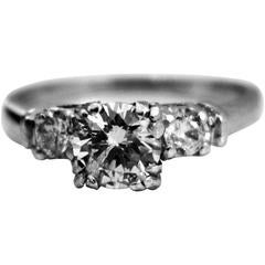 1930
s Diamond and Platinum Diamond Ring
