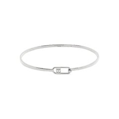 T-bangle in Polished Sterling Silver, Size M