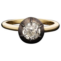Hancocks Bague en diamant taille brillant européen ancien de 1,01 carat dans une monture de style ancien