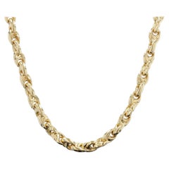 French, 1980s, 18 Karat Yellow Gold Necklace