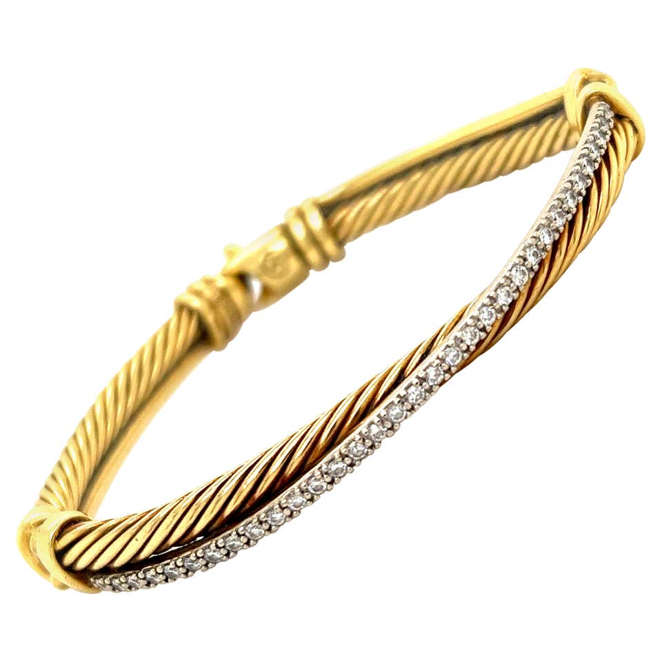 Tiffany and Co. Streamerica 18 Karat White Gold Men’s Bracelet at ...