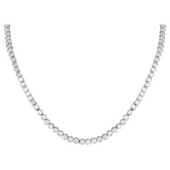 LB Exklusive Platin 18::80 Karat Diamant-Halskette