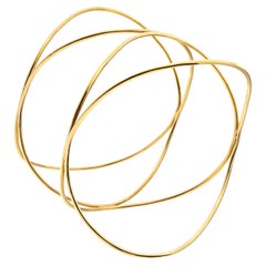Bracciale in oro rosa 9 carati realizzato a mano in Italia