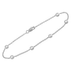 LB Exclusive 14K White Gold 0.55 Ct Diamond Bracelet