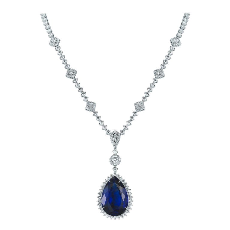 Tanzanite & Diamond Bahaar Necklace main image 1