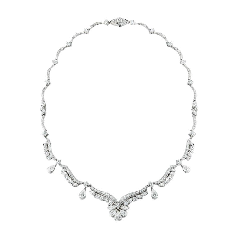 Spectacular Diamond Necklace For Sale