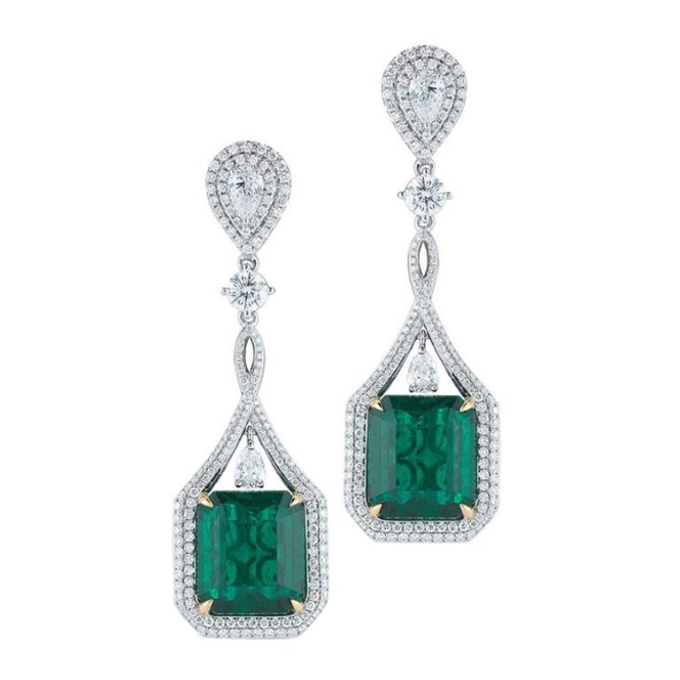 The Emerald Revelation Earrings For Sale