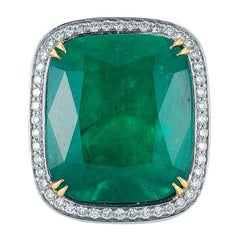 Marvelous Emerald and Diamond Ring