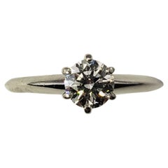 Tiffany & Co. Platinum and Diamond Engagement Ring Size