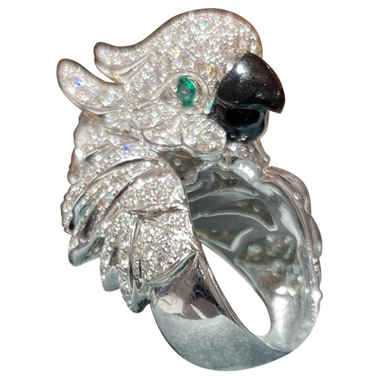 Peroquet Ring Lunati For Sale at 1stDibs