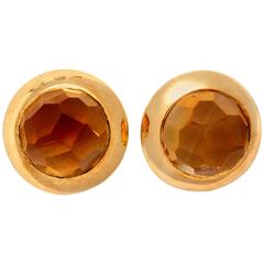 Pomellato Citrine Gold Earrings