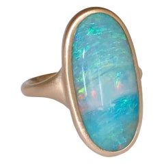 Dalben Boulder Opal Rose Gold Ring