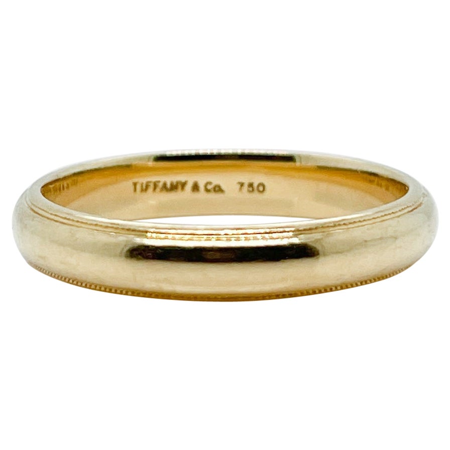 Vintage Tiffany & Co. 18k Gold Men's Wedding Band or Ring