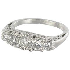 Feminine Diamond Gold Ring 8
