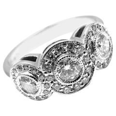 Tiffany & Co. Circlet Diamond Platinum Band Ring
