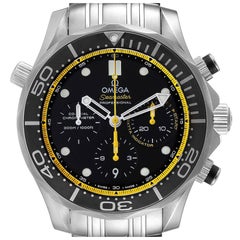 Omega Seamaster Regatta Yellow Hands Mens Watch 212.30.44.50.01.002